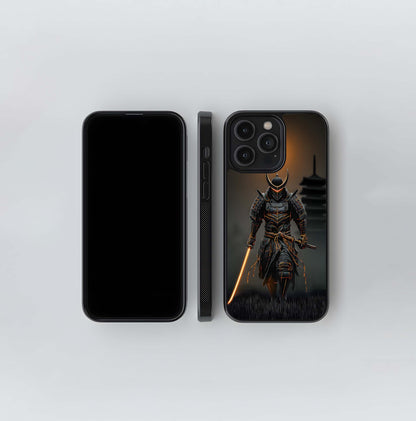 Moonlit Mech Samurai Glass Case