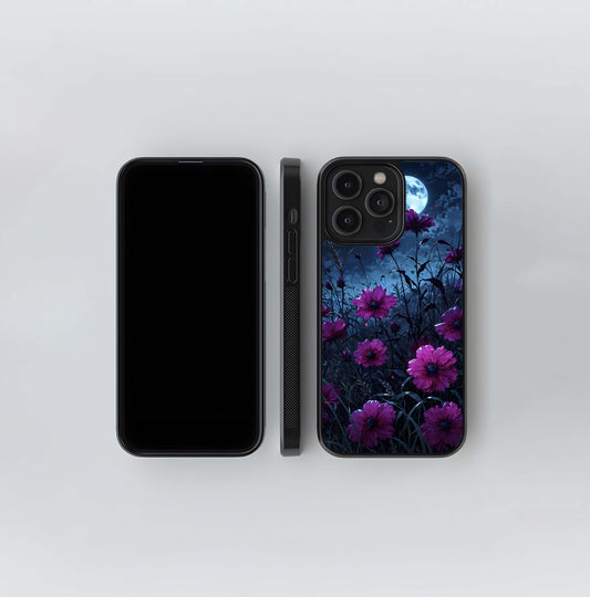 Moonlit Petal Dreams Glass Case