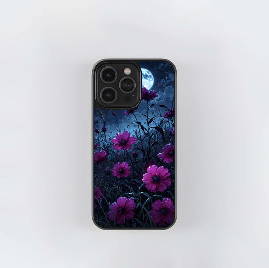 Moonlit Petal Dreams Glass Case