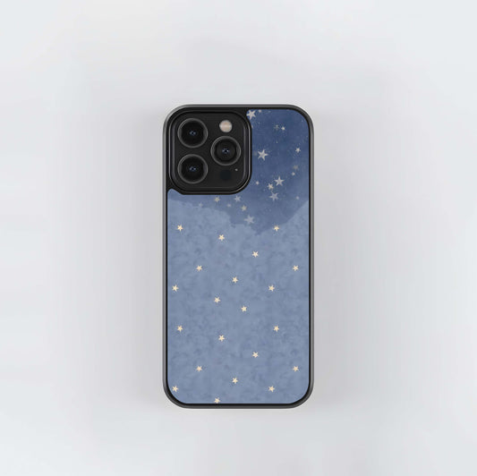 Soft Star Drizzle Glass Case