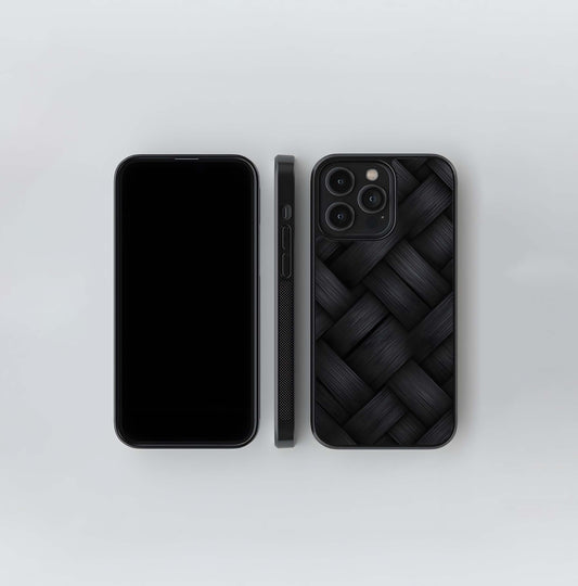 Carbon Fiber Weave Glass Case
