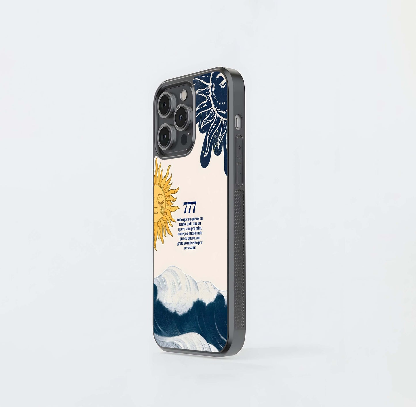 Aesthetic Sun Quote Glass Case