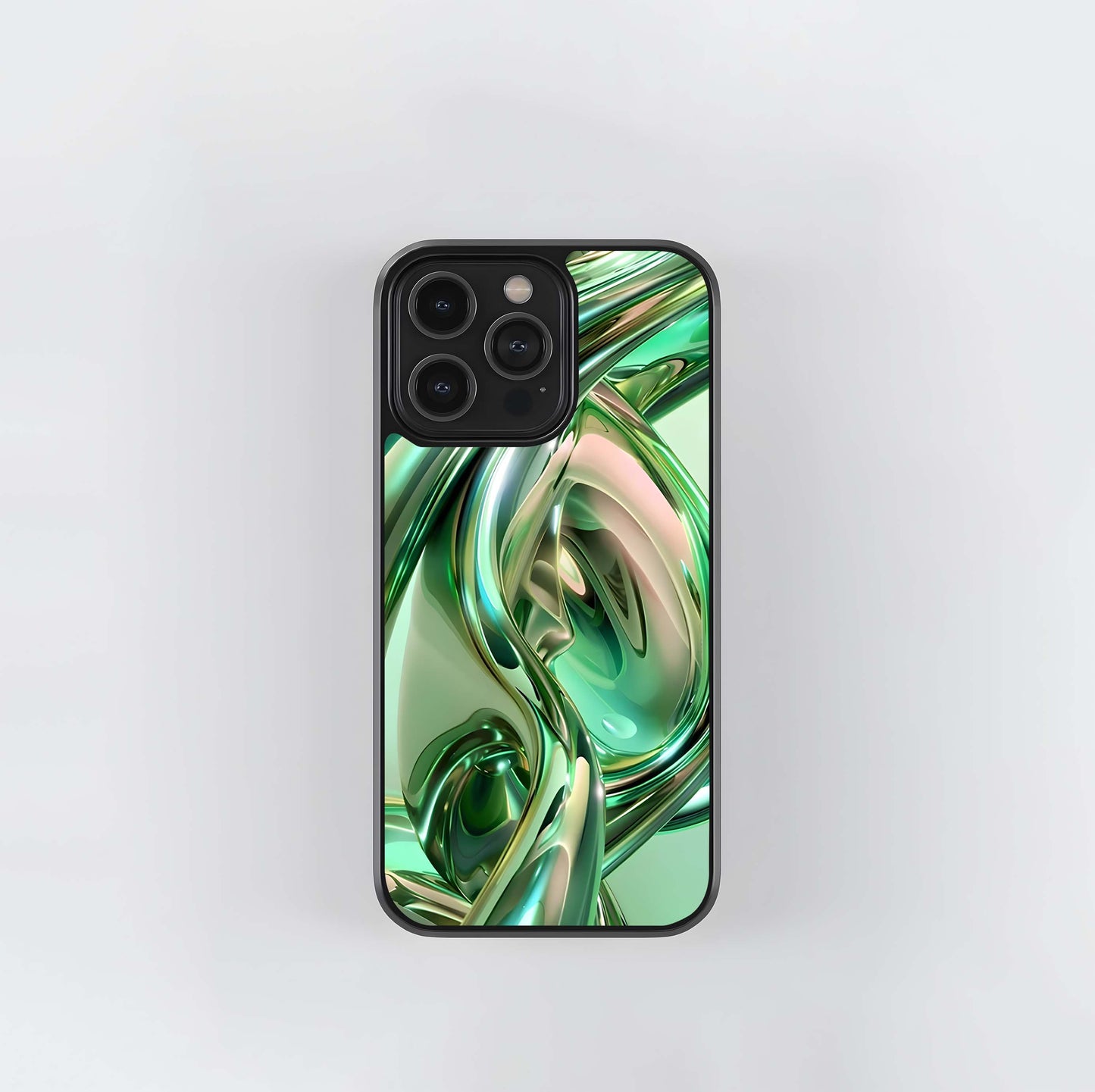 Abstract Neon Shards Glass Case