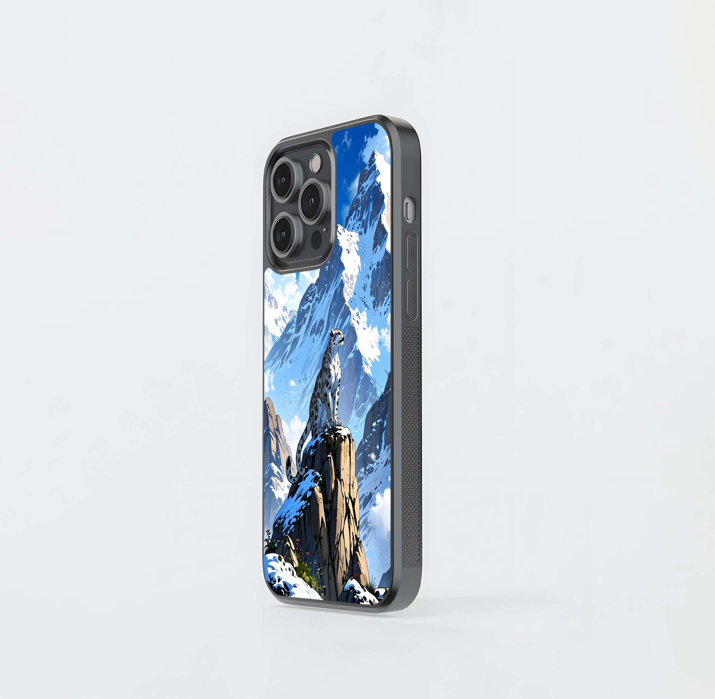 Amazing Winter Animal Glass Case