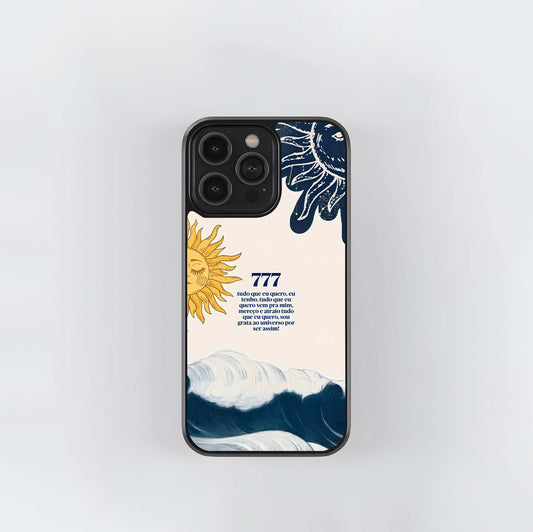 Aesthetic Sun Quote Glass Case