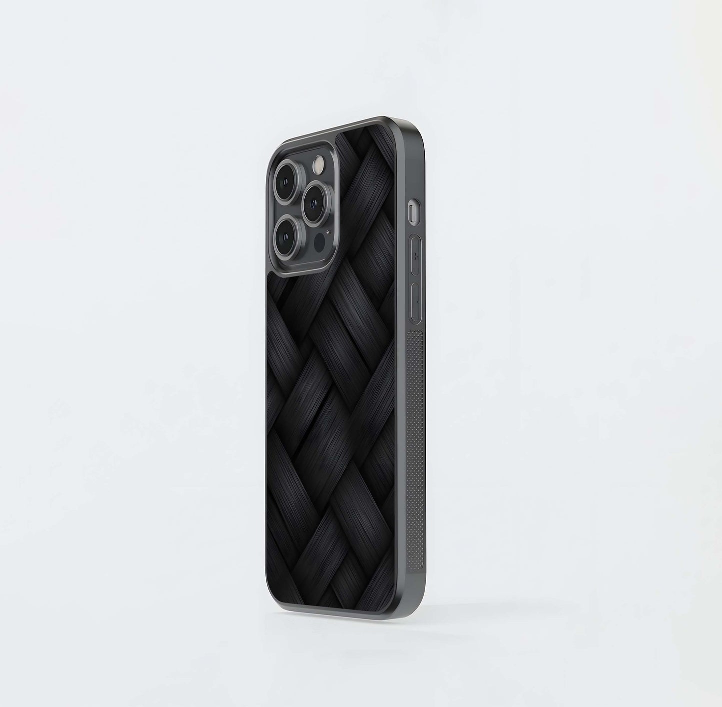 Carbon Fiber Weave Glass Case