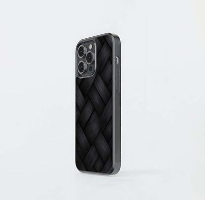 Carbon Fiber Weave Glass Case