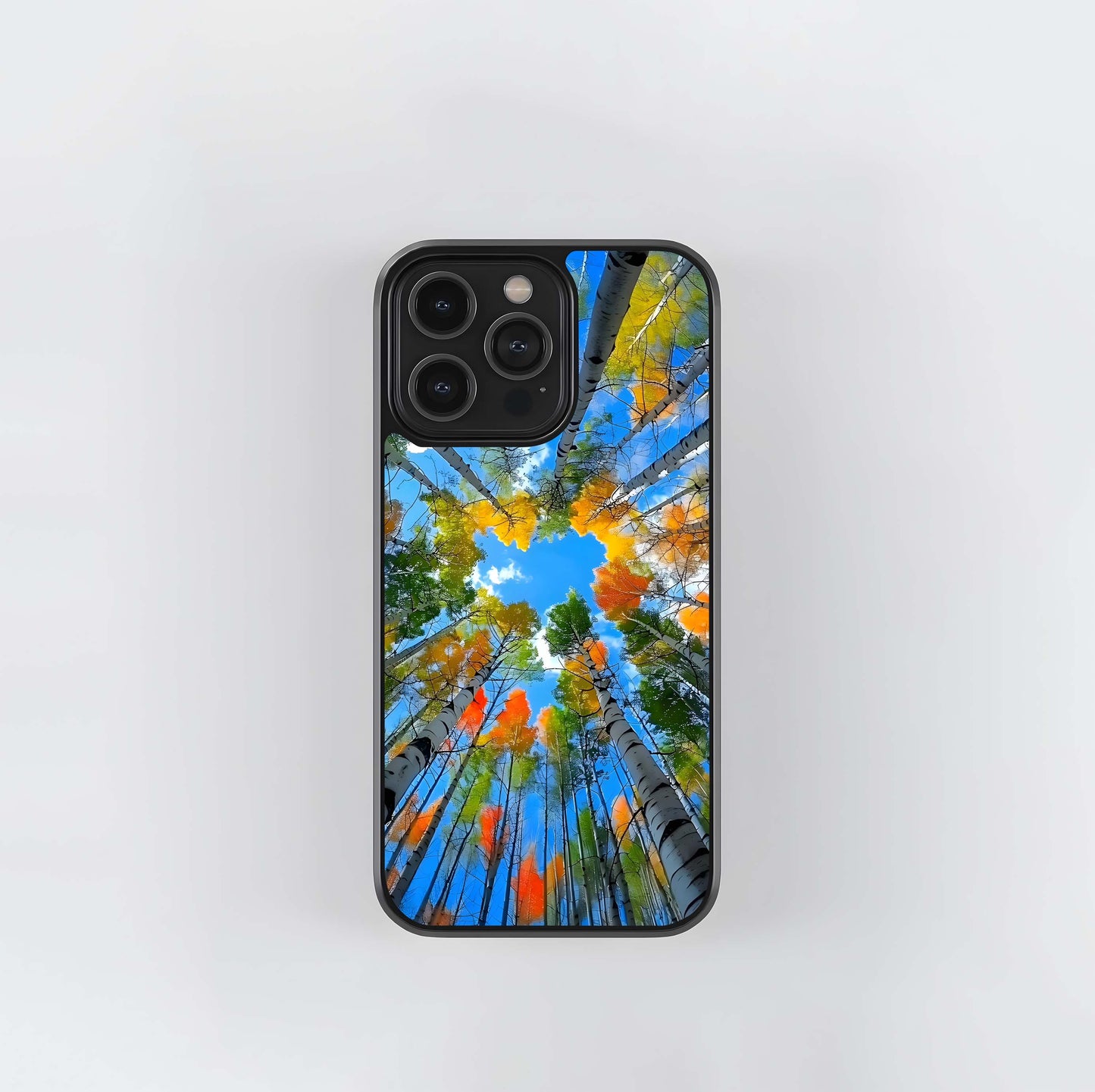 Skyward Birches Glass Case