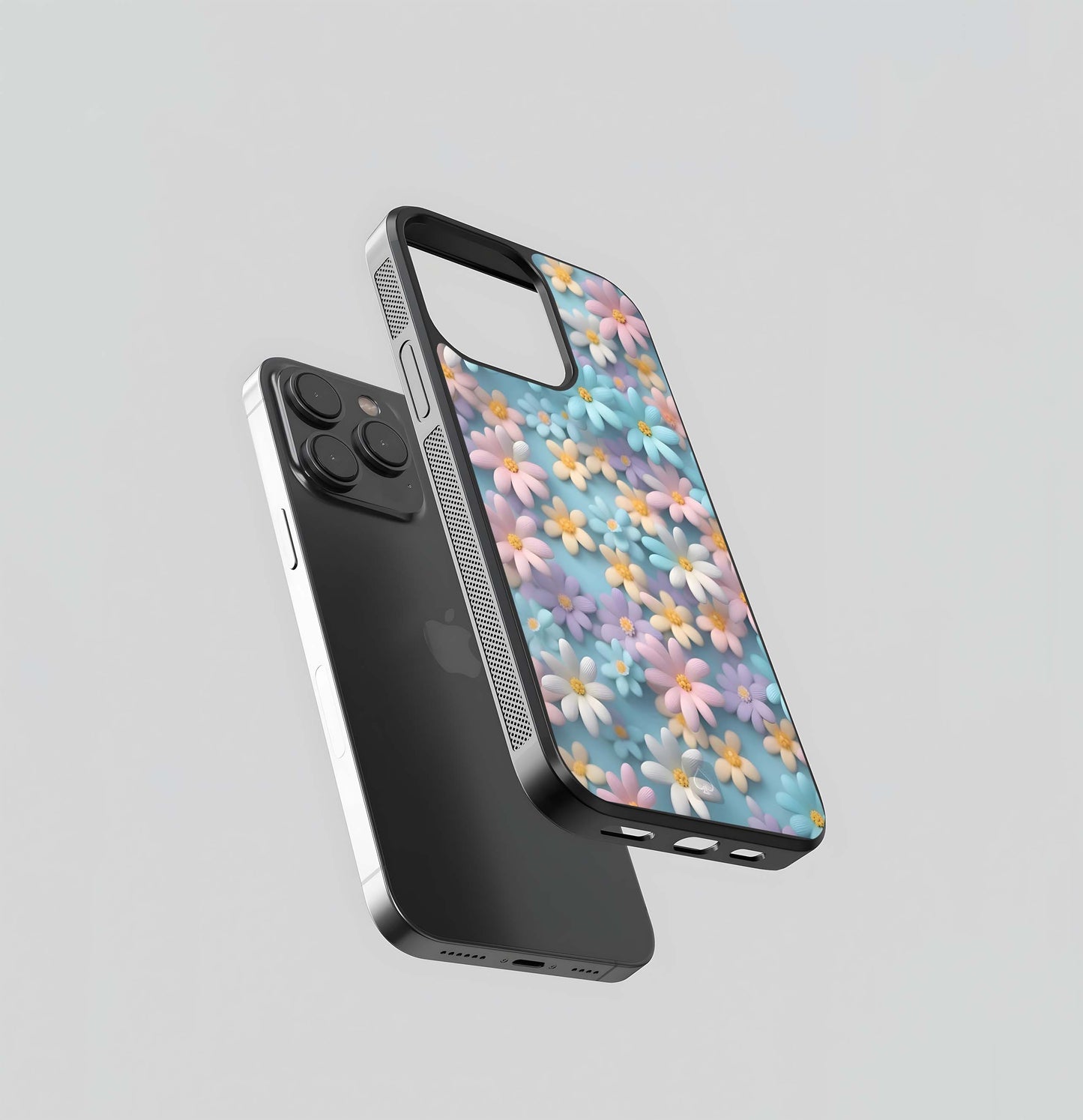 Soft Clay Daisy Field Glass Case