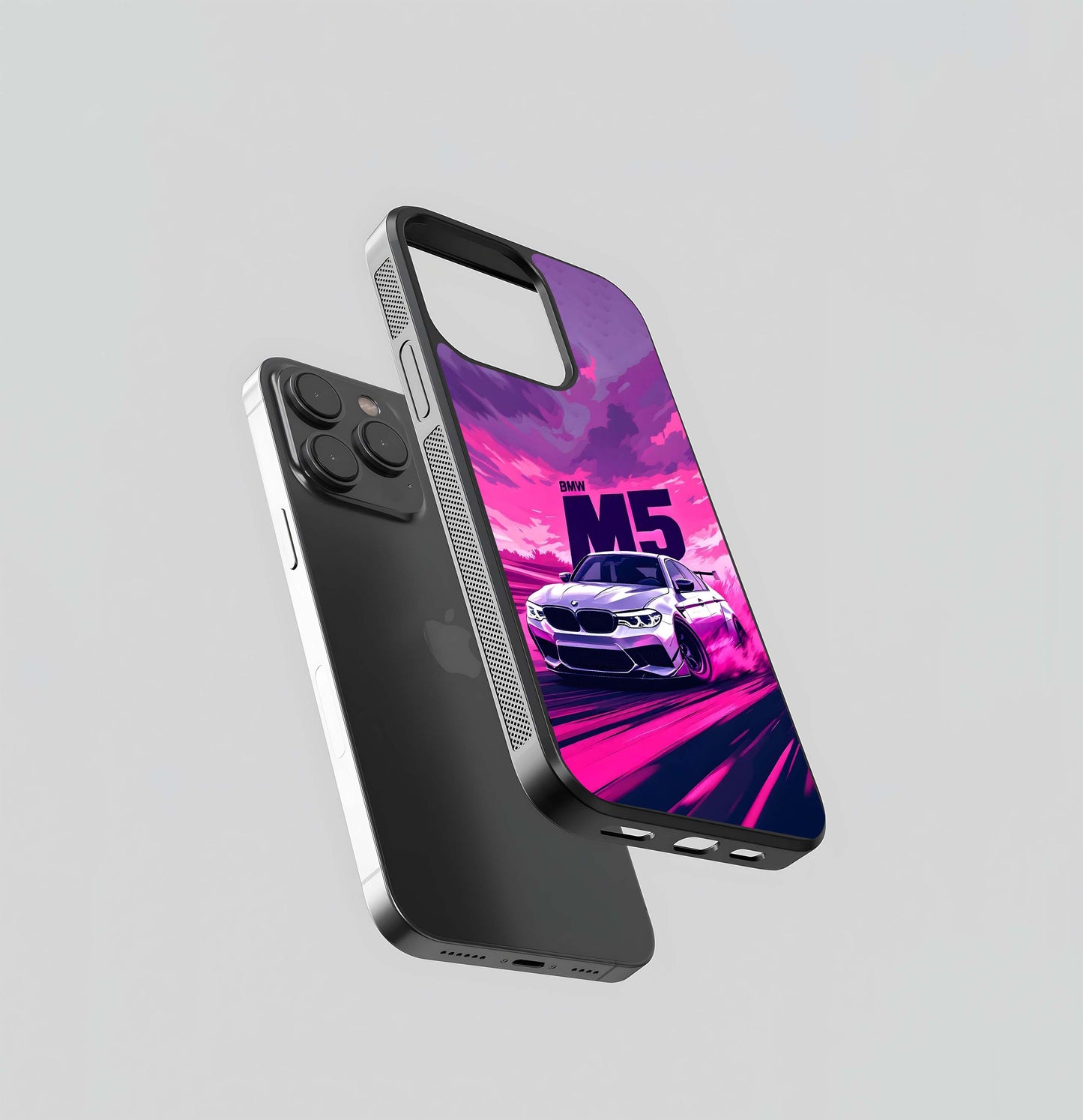 MS Neon Car Glass Case
