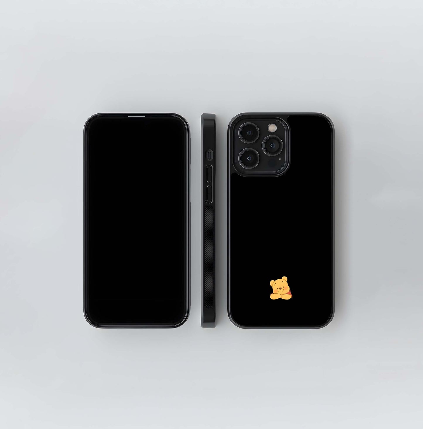 Cute Winnie the Pooh Glass Case