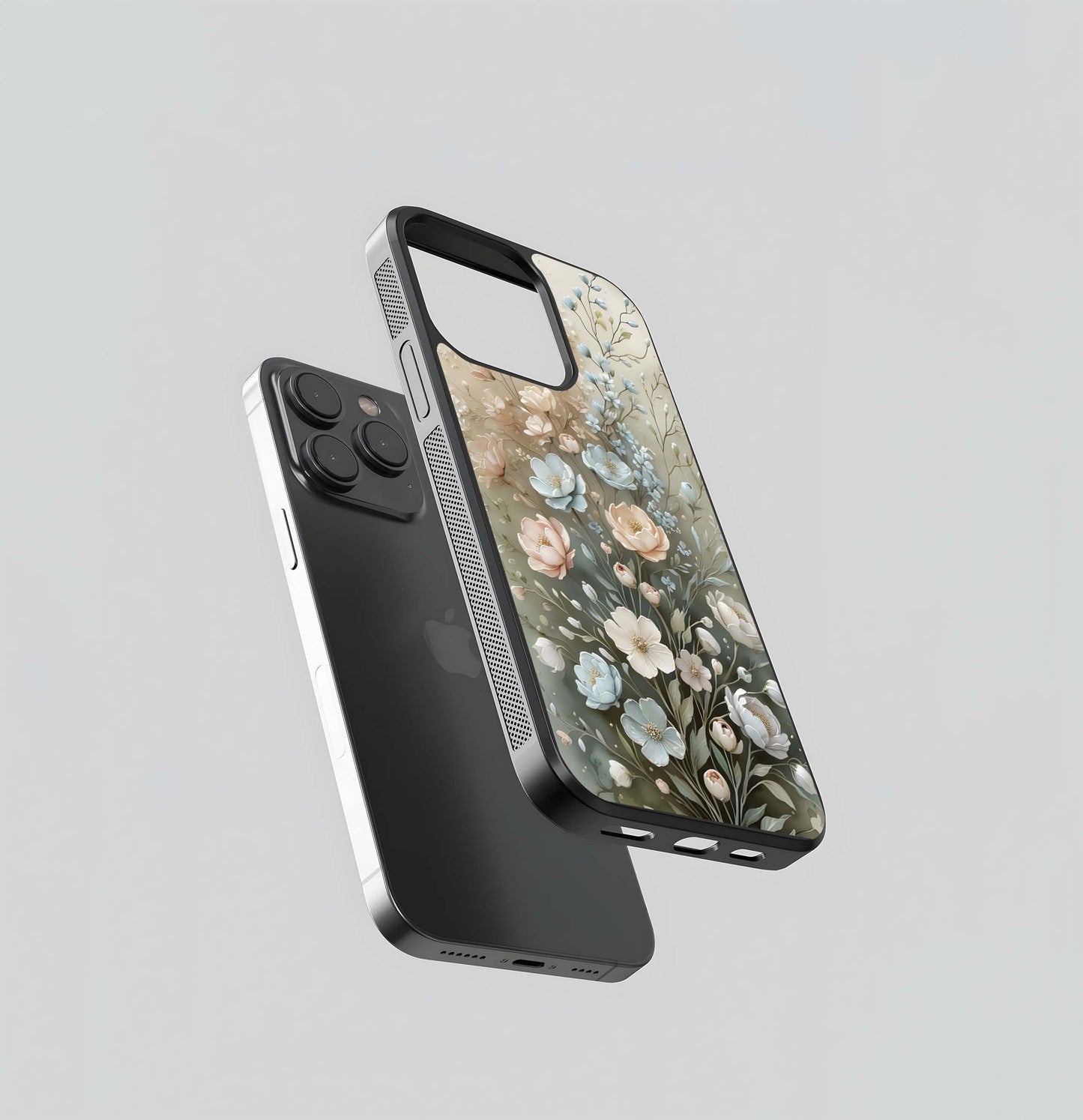 Soft Focus Botanical Still Life Glass Case