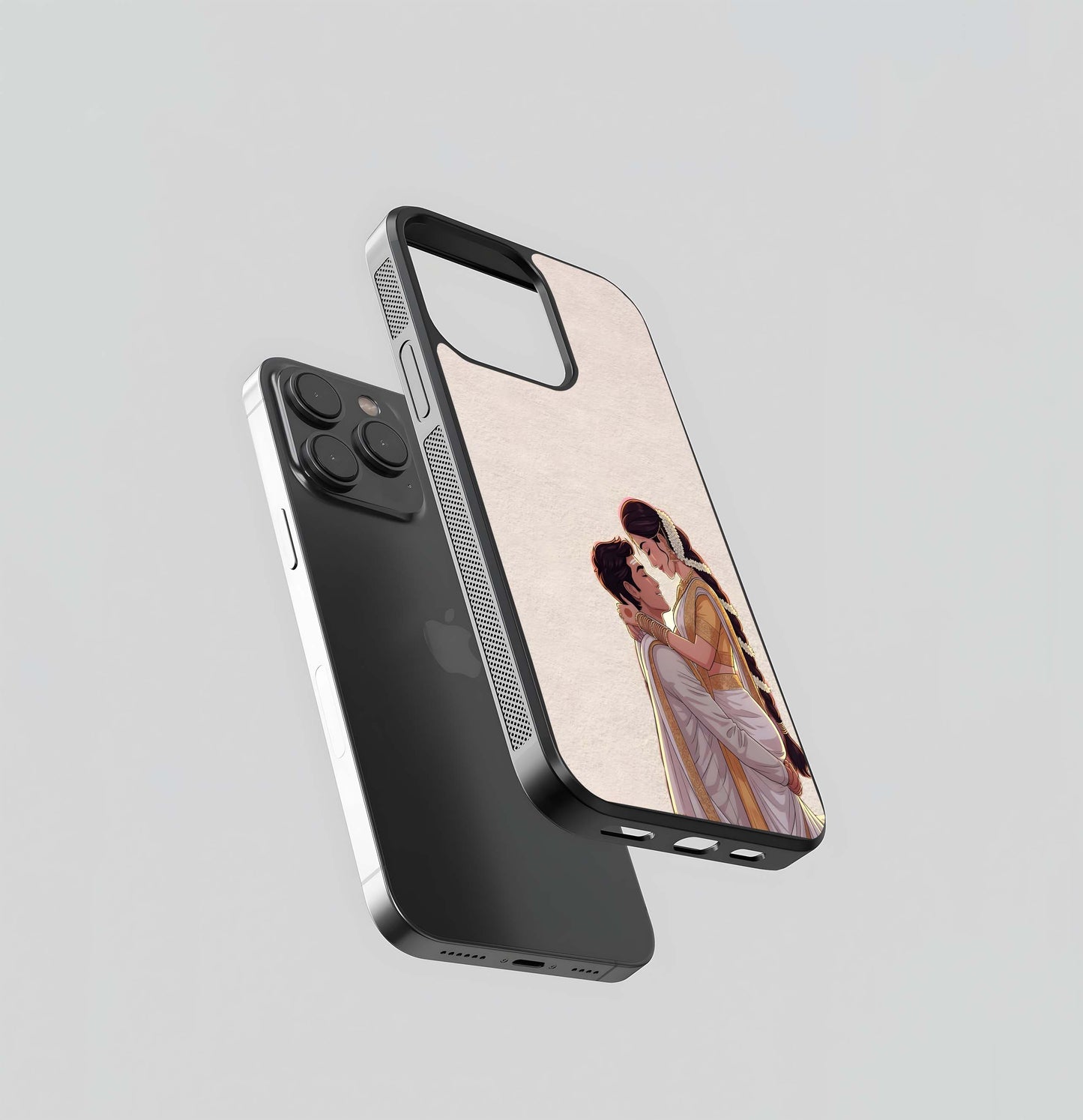 South Indian Wedding Portrait Glass Case