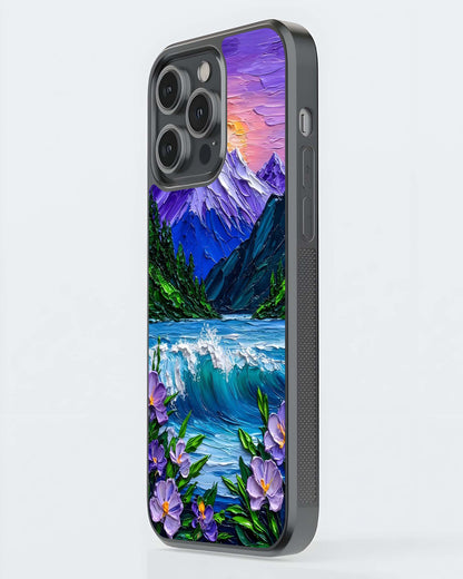 Alpine Blossom Glass Case