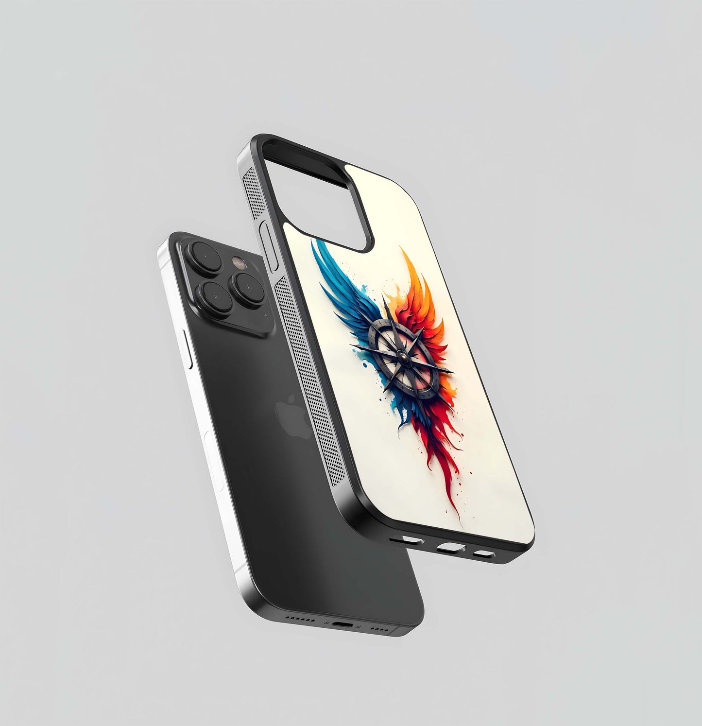 Elemental Compass Crest Glass Case