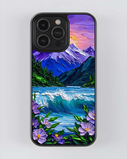 Alpine Blossom Glass Case