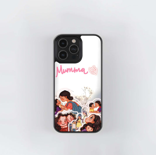 Mumma Illustration Art Glass Case
