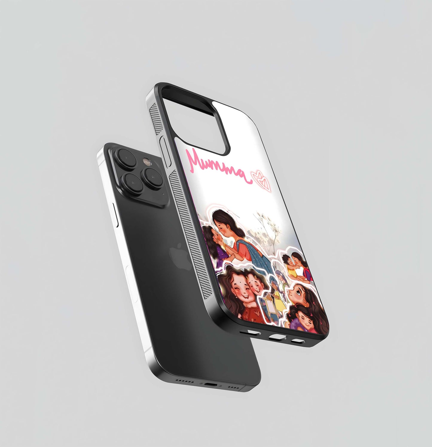 Mumma Illustration Art Glass Case