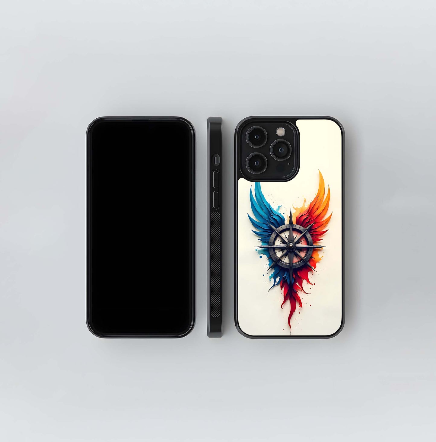 Elemental Compass Crest Glass Case