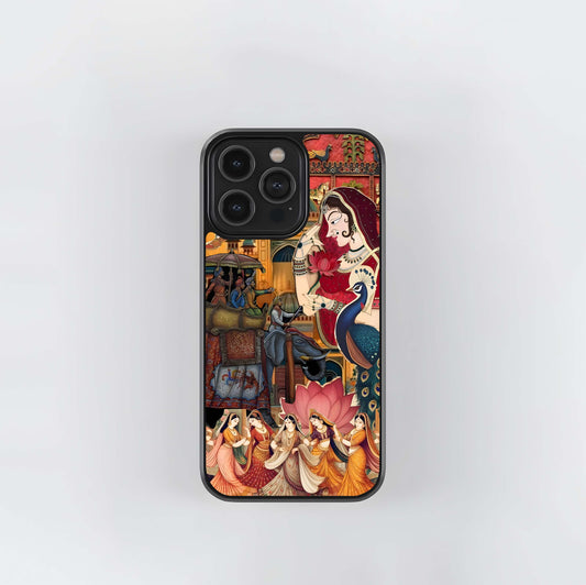 Royal India Art Glass Case