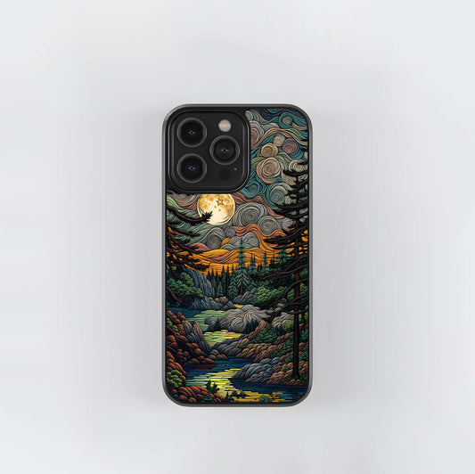 Grunge Texture & Splatter Glass Case