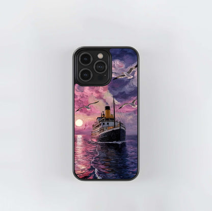 Sail Beyond Sky Glass Case