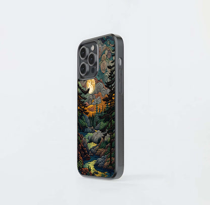 Grunge Texture & Splatter Glass Case