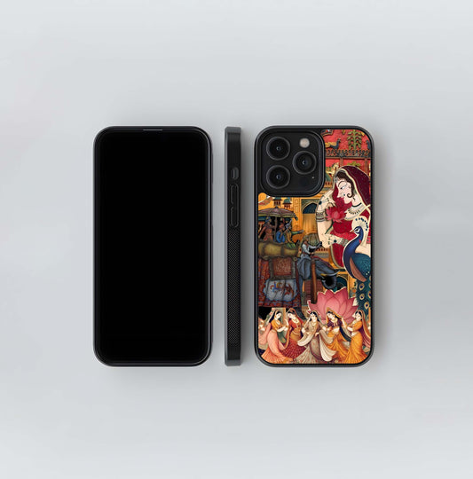 Royal India Art Glass Case