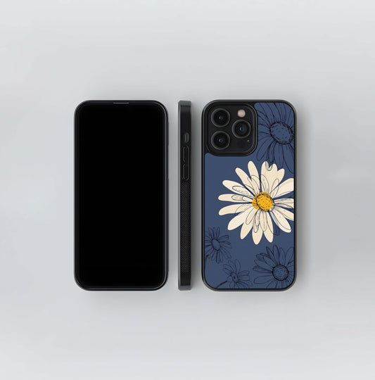 Floral Vibe Outline Glass Case
