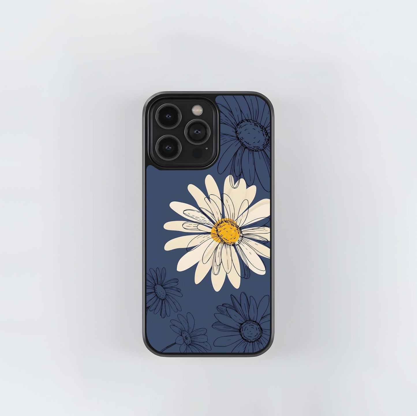 Floral Vibe Outline Glass Case