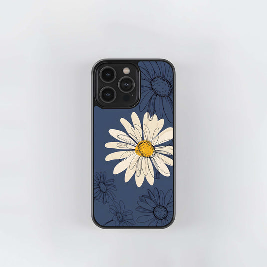 Floral Vibe Outline Glass Case