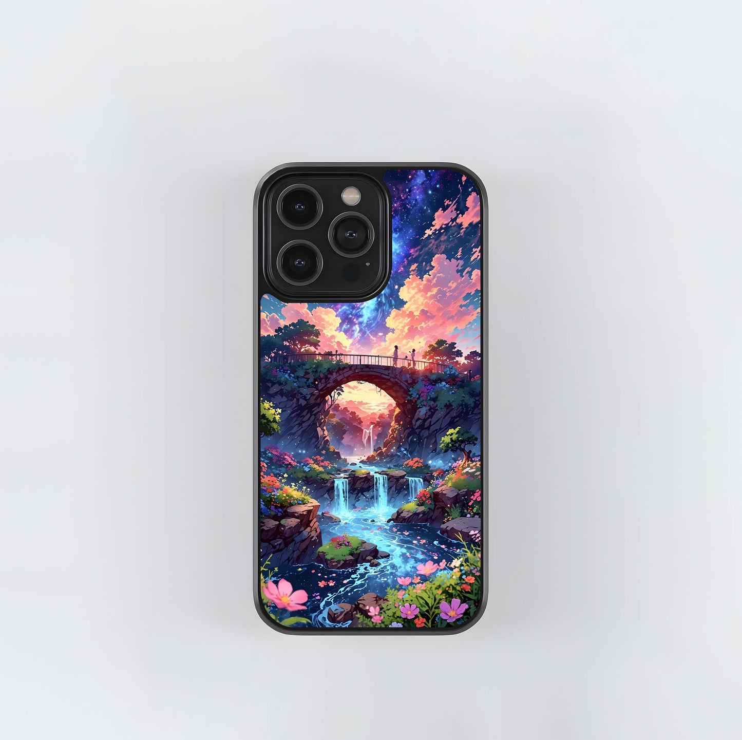 Starlight Spring Meadow Glass Case