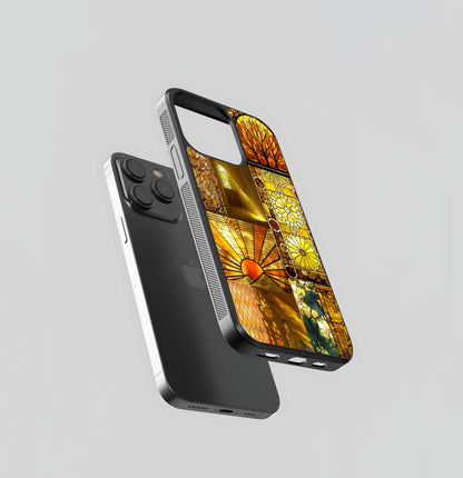 Amber Glass Glow Glass Case
