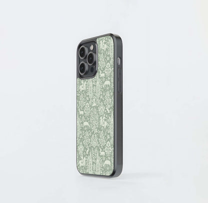 Timeless Forest Pattern Glass Case