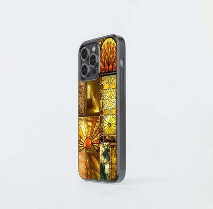Amber Glass Glow Glass Case