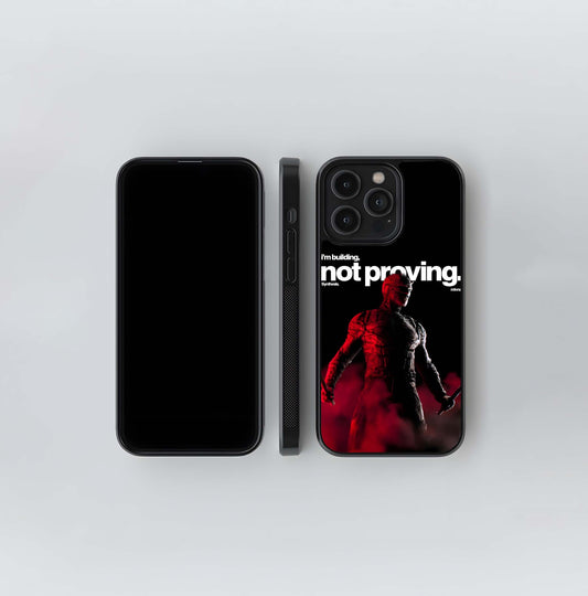 Daredevil Not Proving Quote Glass Case
