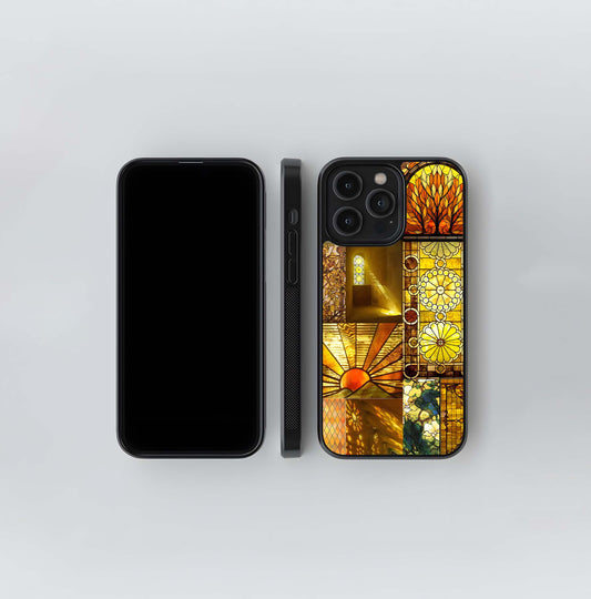 Amber Glass Glow Glass Case