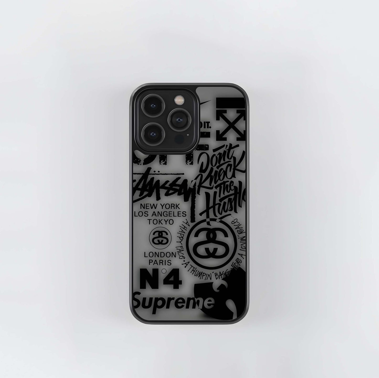 Streetwear Culture Collage Glass Case