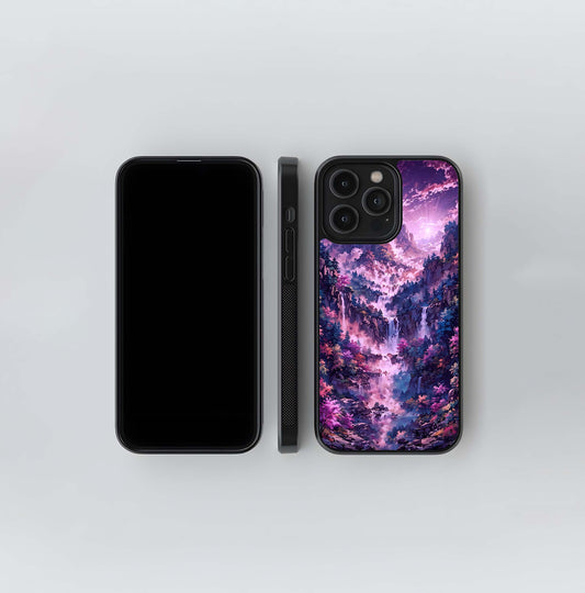 Mystic Cascade Peaks Glass Case