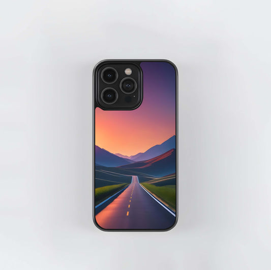 Sunset Highway Drive Glass Case