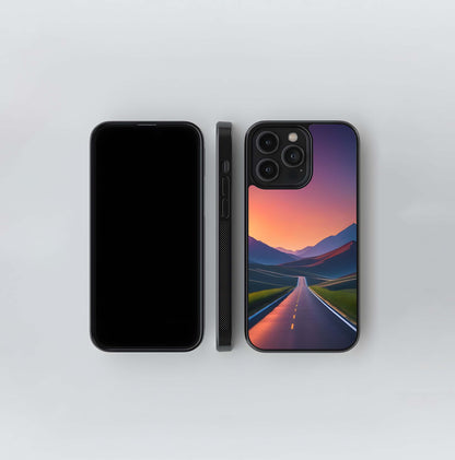 Sunset Highway Drive Glass Case