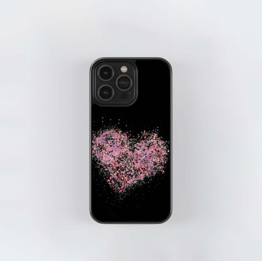 Shattered Love Pink Glass Case
