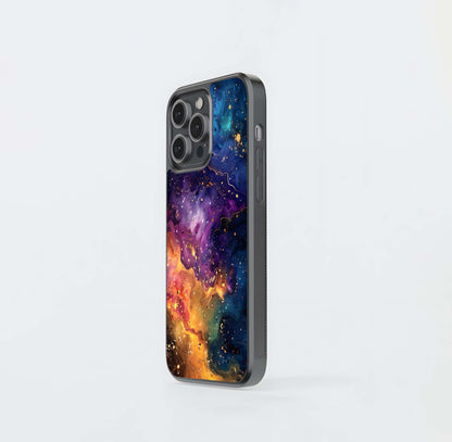 Nebula Galaxy Glow Glass Case