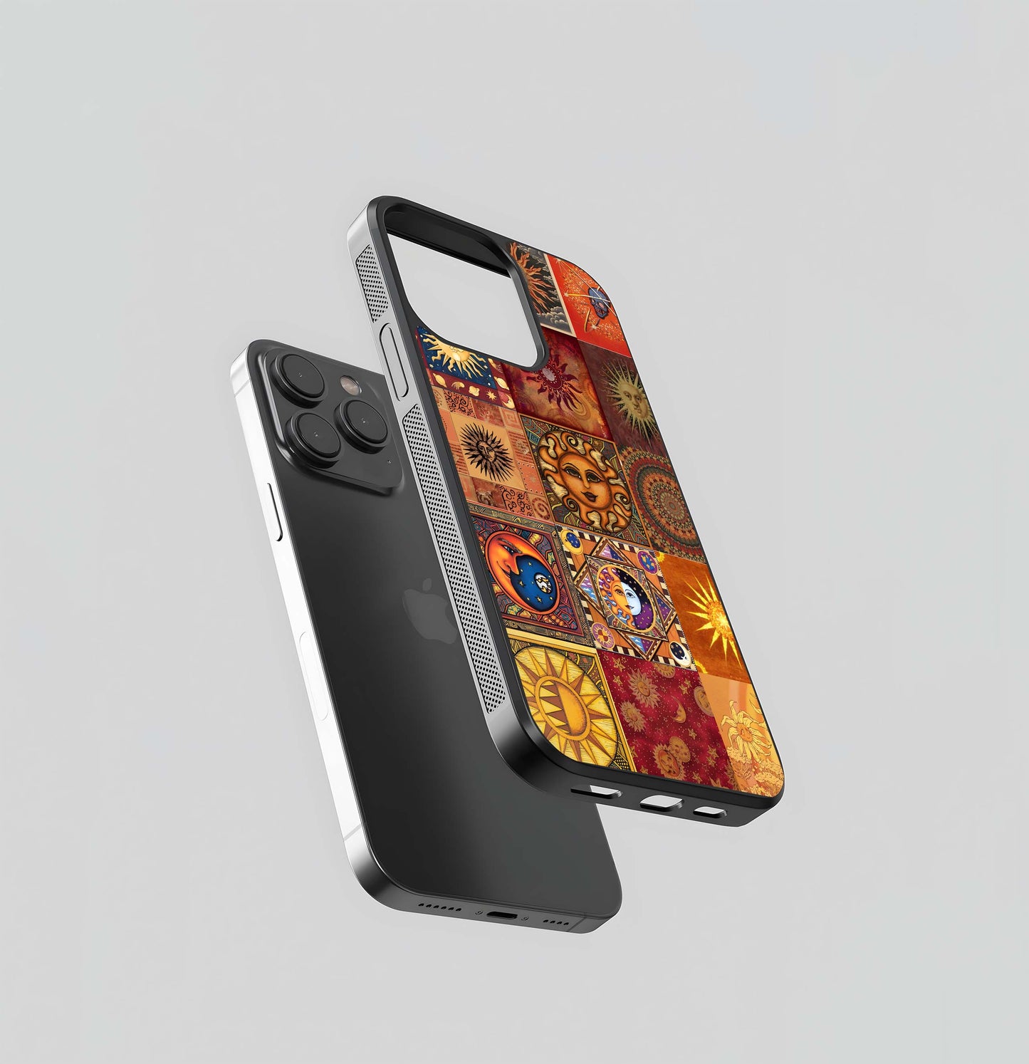 Trippy Collage Sun Glass Case