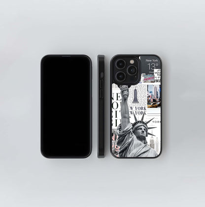 Vibrant Liquid Psychedelic Swirl Glass Case