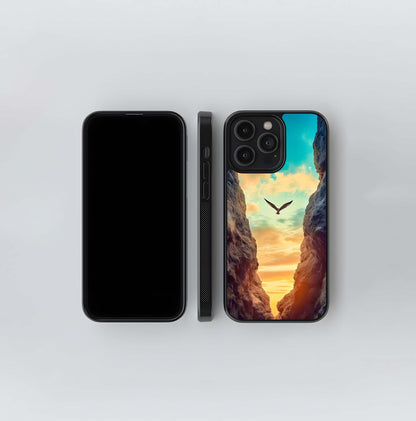 Sky Freedom Rise Glass Case