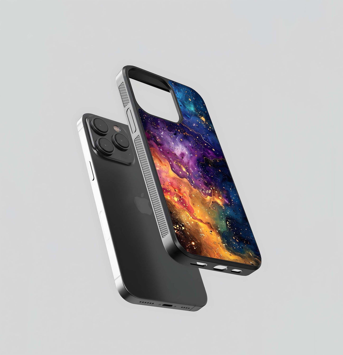 Nebula Galaxy Glow Glass Case