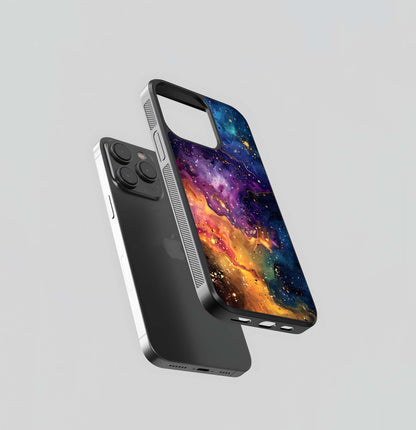 Nebula Galaxy Glow Glass Case