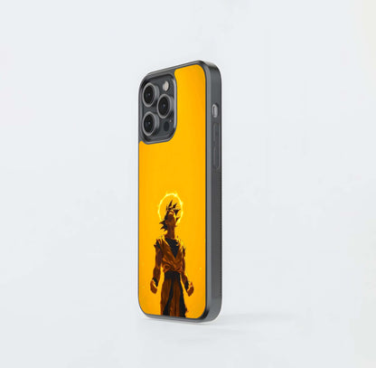 Golden Aura Warrior Glass Case