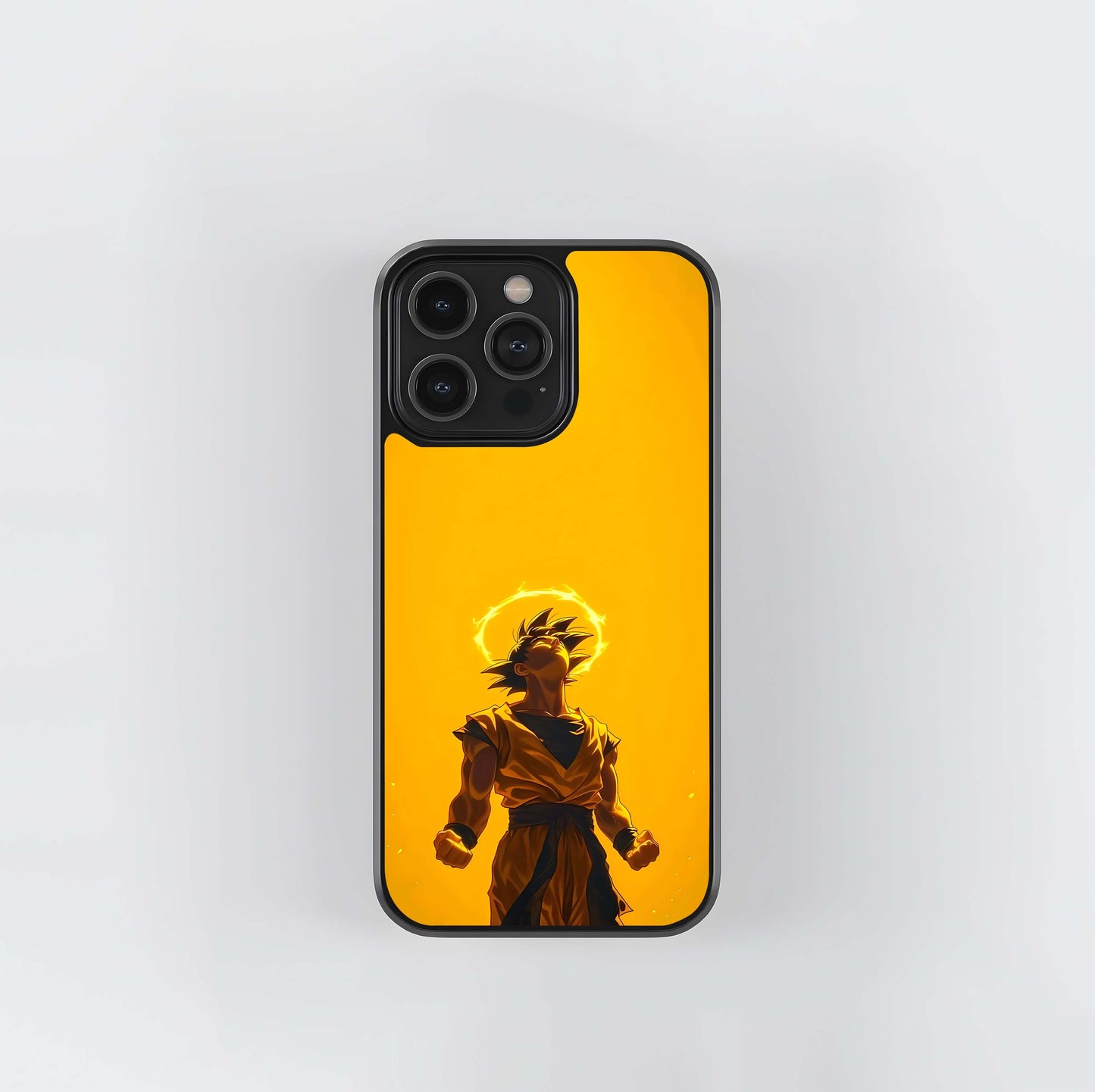 Golden Aura Warrior Glass Case